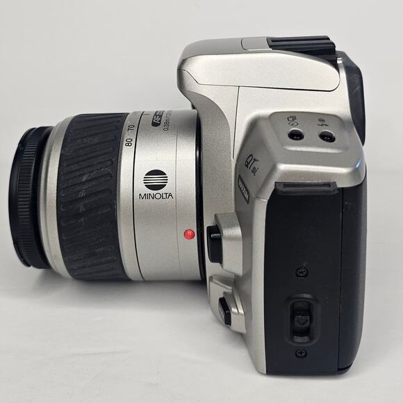 MINOLTA QTsi AF 35-80 Zoom 35mm Film CAMERA AA Battery AS IS Not Working Project - Picture 2 of 8